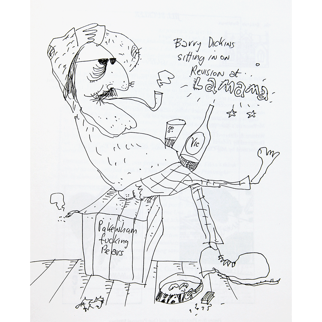 Barry Dickins Self Portrait